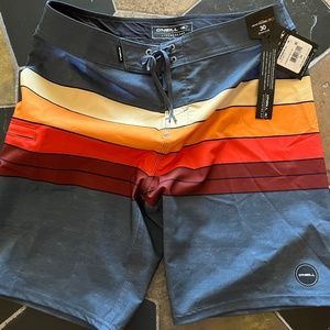 NEW Board Shorts Swim Trunks O'Neill Hyperfreak Mens 30